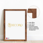 Load image into Gallery viewer, Rustic Oak Frame Wall Art Photo 20mm Frame