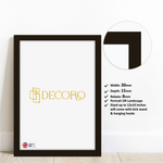 Load image into Gallery viewer, Ash Black Picture Frame Wall Art Photo Frame Available in All sizes