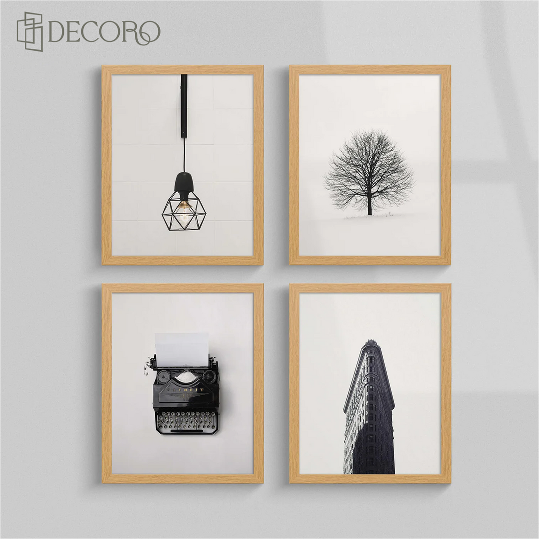 Oak Picture Frame Wall Art Photo 20mm Frame