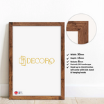 Load image into Gallery viewer, Rustic Oak Frame Wall Art Photo Frame
