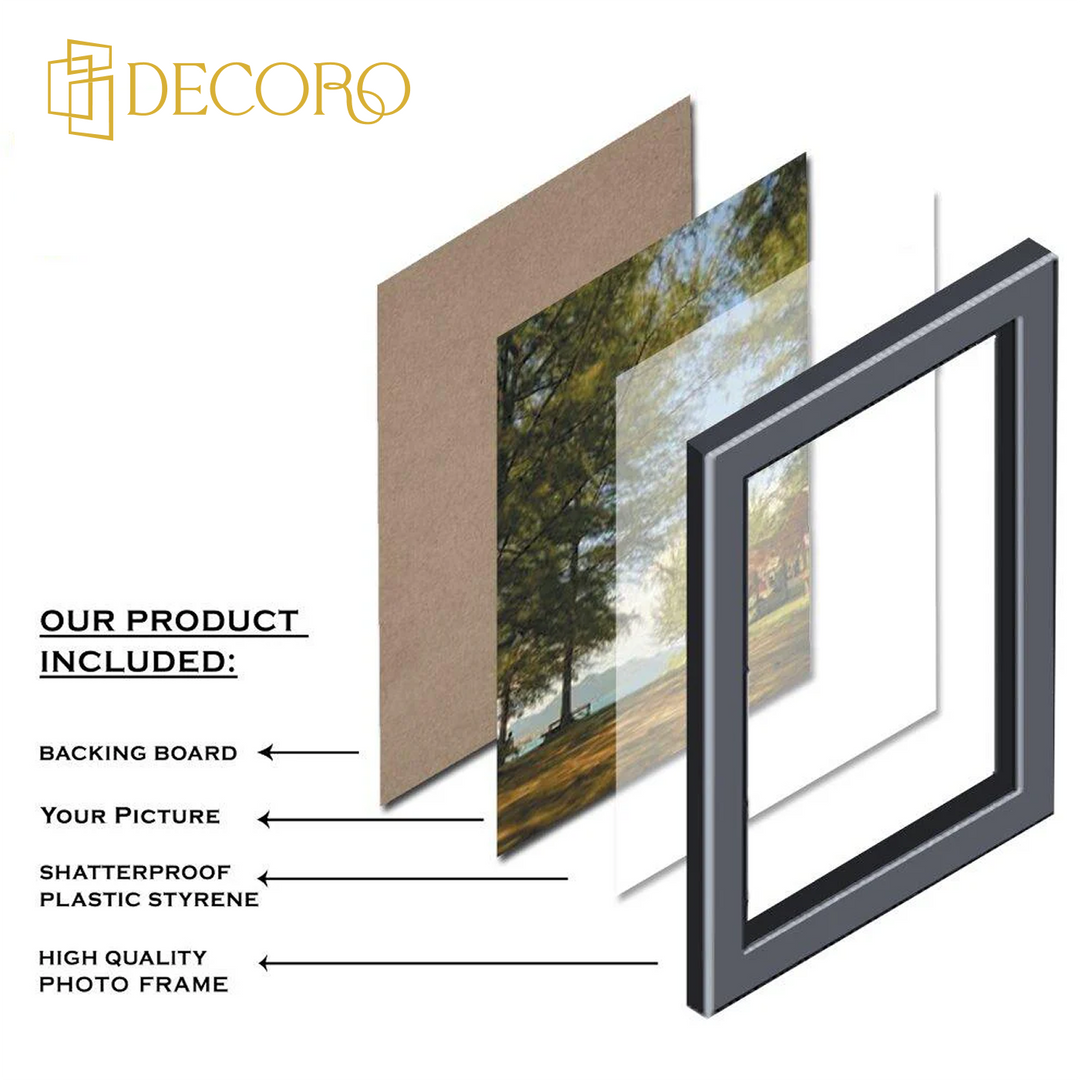 Rustic Oak Frame Wall Art Photo 20mm Frame