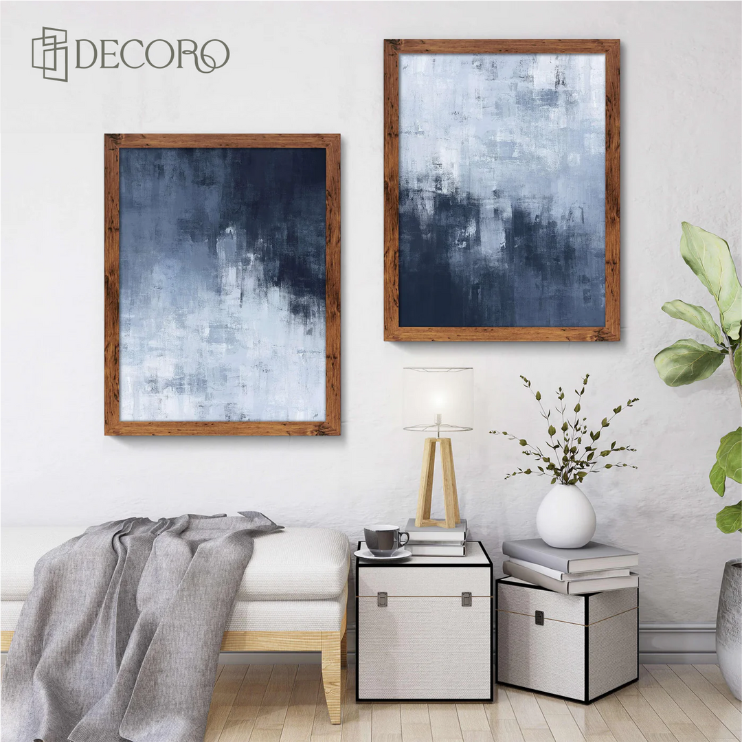 Rustic Oak Frame Wall Art Photo 20mm Frame