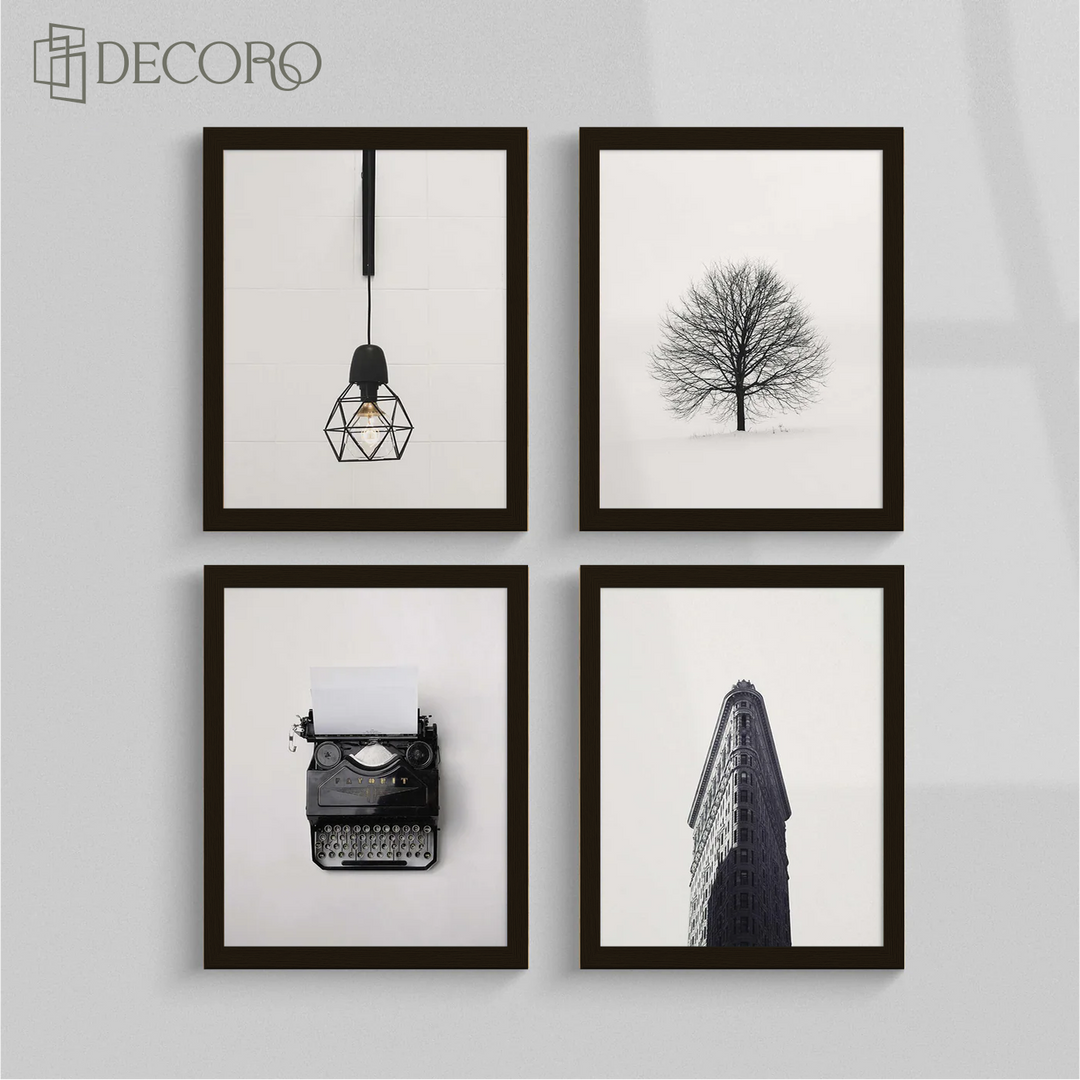Ash Black Picture Frame Wall Art Photo 20mm Frame