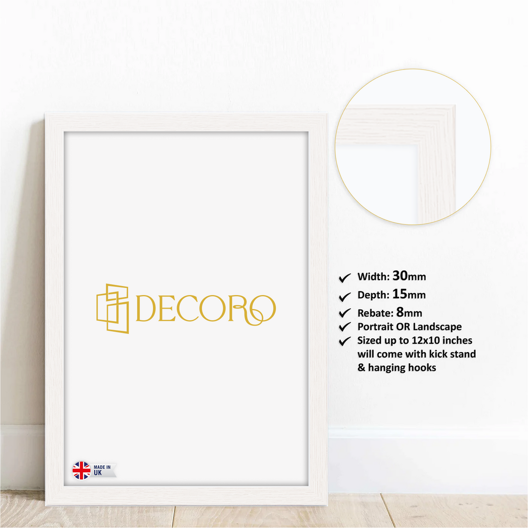 White Picture Frame Wall Art Photo Frame